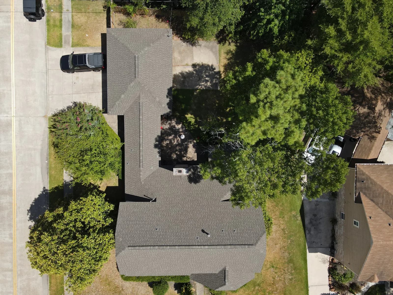 Drone roof survey — Houston project
