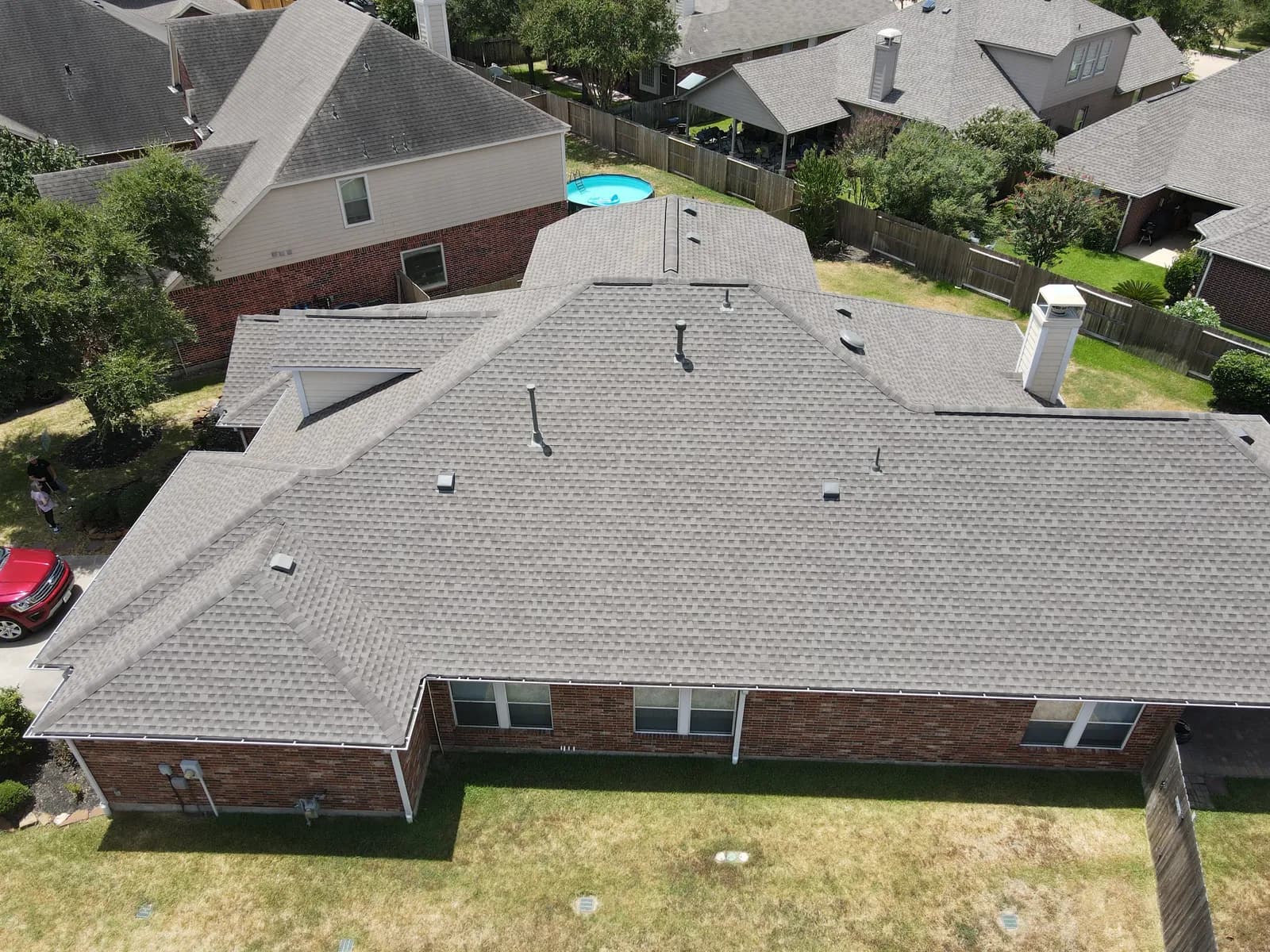 Roof detail — August 2023